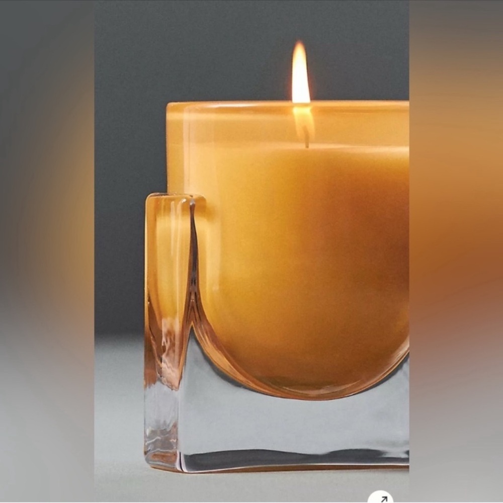 Found Notes Coriander & Fig Leaf Candle 5.3 oz Anthro Fresh Woody Yuzu Juniper - Picture 2 of 4